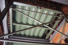 11' 10" x 12' Live Bottom Bin, (6) Screw Conveyors, Bin has Steel Frame to