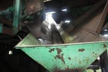 Waste Conveyor w/ 11" x 35' Ladderback Chain, Elec Dr