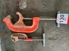 2-Ridgid pipe cutters.