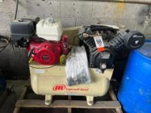 Ingersoll Rand 2475 portable air compressor, Honda GX390 gas engine w/ electric start (no battery),