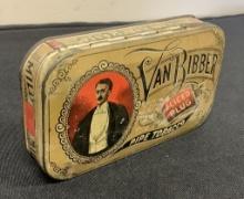 Tobacco Tin - Van Ribber, See Photos For Condition