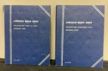 2 Volumes Lincoln Head Pennies - 1909-1974