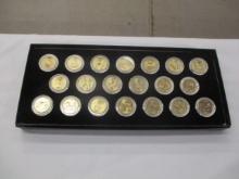 US Quarters 2003 & 2004 Gold Layered 20 coins