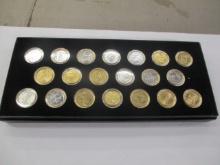 US Quarters 2001 Gold Layered 20 coins