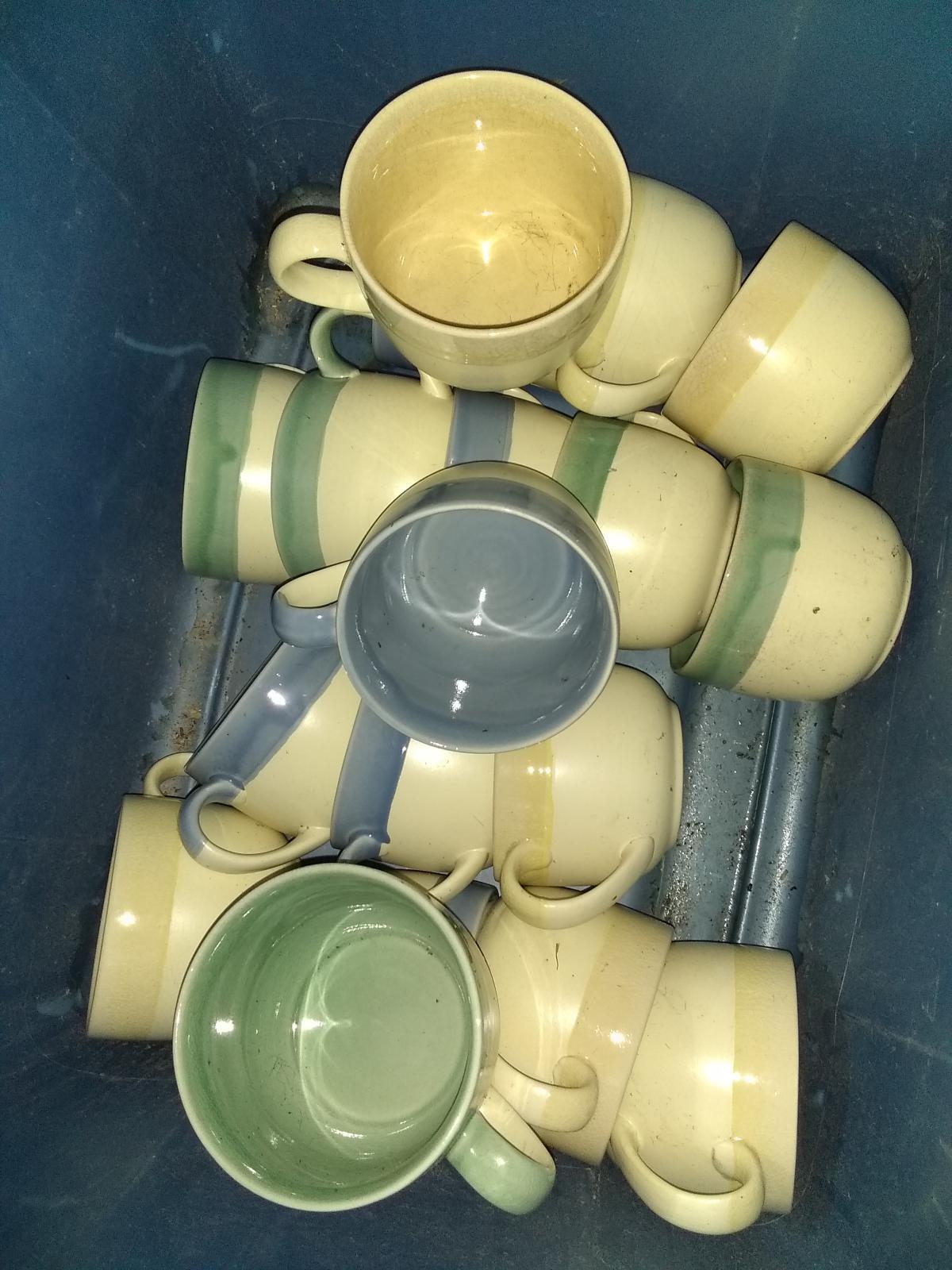 BL- (18) Pier One Assorted Soup Mugs