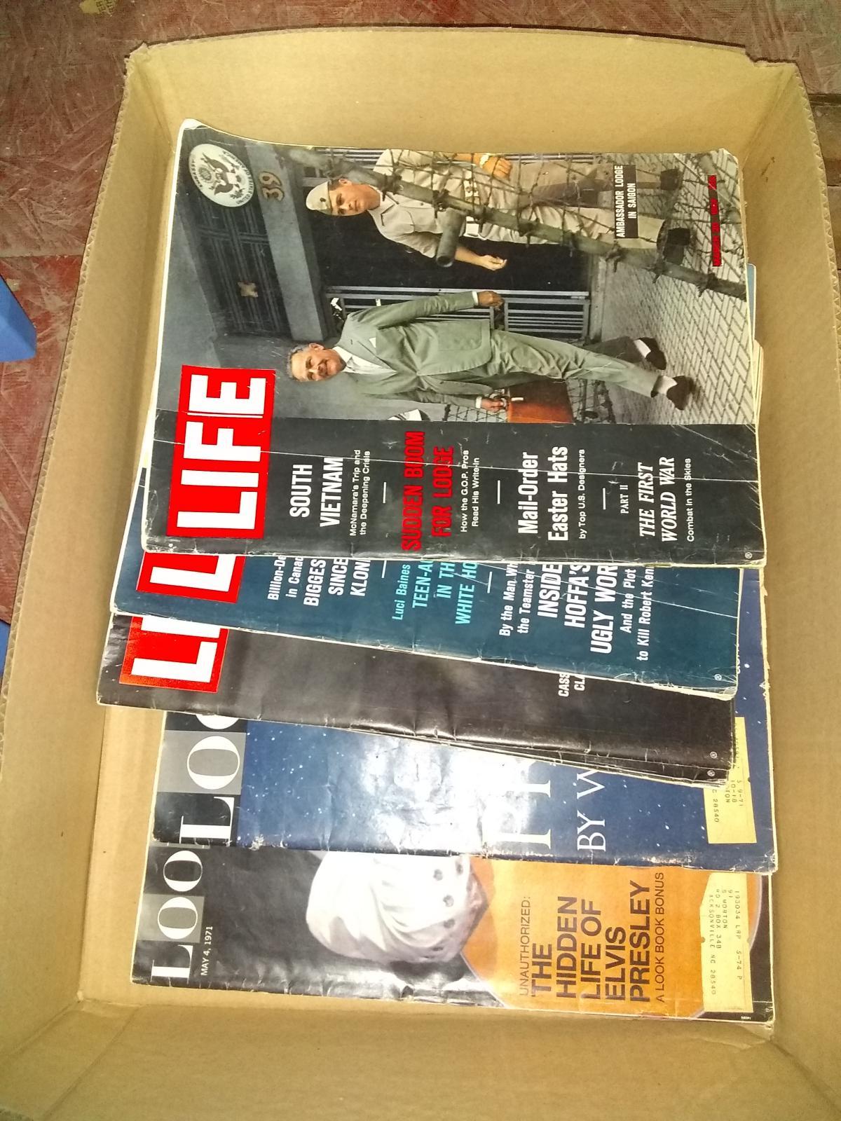 BL- Assorted Life & Look Magazines