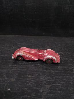 Vintage Die Cast Red Manoil Toy Car #708