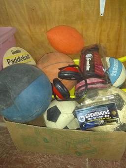 BL- Assorted Sports Equipment, Basketballs