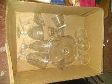 BL- Assorted Clear Glassware