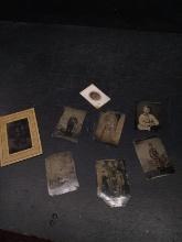 Collection of (8) Vintage Tintype Photographs