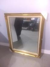 Contemporary Gold Overlay Decorative Mirror-NO SHIPPING