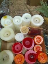BL- Assorted Pillar Candles
