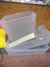 BL- Assorted Plastic Storage Boxes