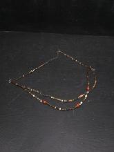 Jewelry-Southwestern Style Chain and Beaded Triple Necklace