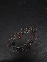 Jewelry-Open Link Chain and Beaded Bracelet