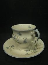 Elizabethan Staffordshire Cup and Saucer