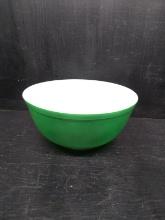 Vintage Pyrex Green Kitchen Mixing Bowl