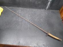 Antique Wooden Handle Fencing Sword
