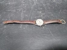 Vintage Ladies Leather Band Fossil Watch