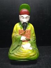 Chinese Famille Verte Daoist Immortal Figure