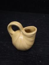 Miniature USA Pottery Yellow Creamer