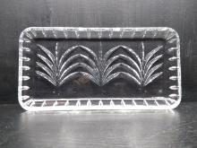 Lead Crystal Rectangle Serving Platter