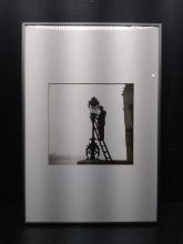 Framed and Matted Photograph-Changing of the Light Bulb