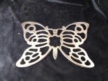 Brass Butterfly Trivet