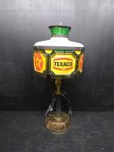 Vintage Texaco Plastic Shade Lamp