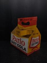 Vintage Paper Soda Bottle Carton-Patio Diet Cola