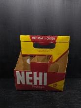 Vintage Paper Soda Bottle Carton-Nehi
