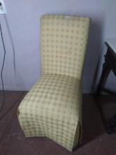 Upholstered Skirted Parsons Chair
