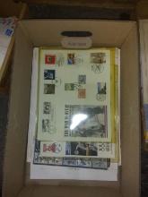 Philatelist Collection-Assorted Page Stamps & Block Stamps