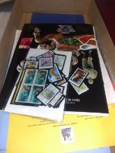 Philatelist Collection-Block and Assorted Stamps