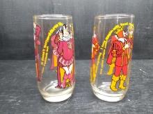 Collection 2 Burger King Collector Glasses