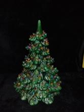 Vintage Ceramic Christmas Tree-Approximately 10"
