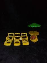 Fisher Price Little People Playset-Patio Set