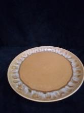 Vintage Pottery Plate Butterscotch