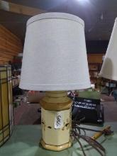 Vintage Ceramic MCM Boudoir Lamp