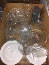 BL-Assorted Glass Dishes and Stems