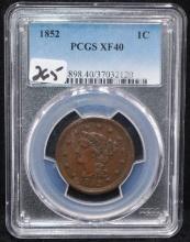 1852 LARGE CENT - PCGS XF40