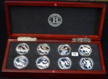 COLLECTION  1 OZ SILVER WW II BOMBER PLANES