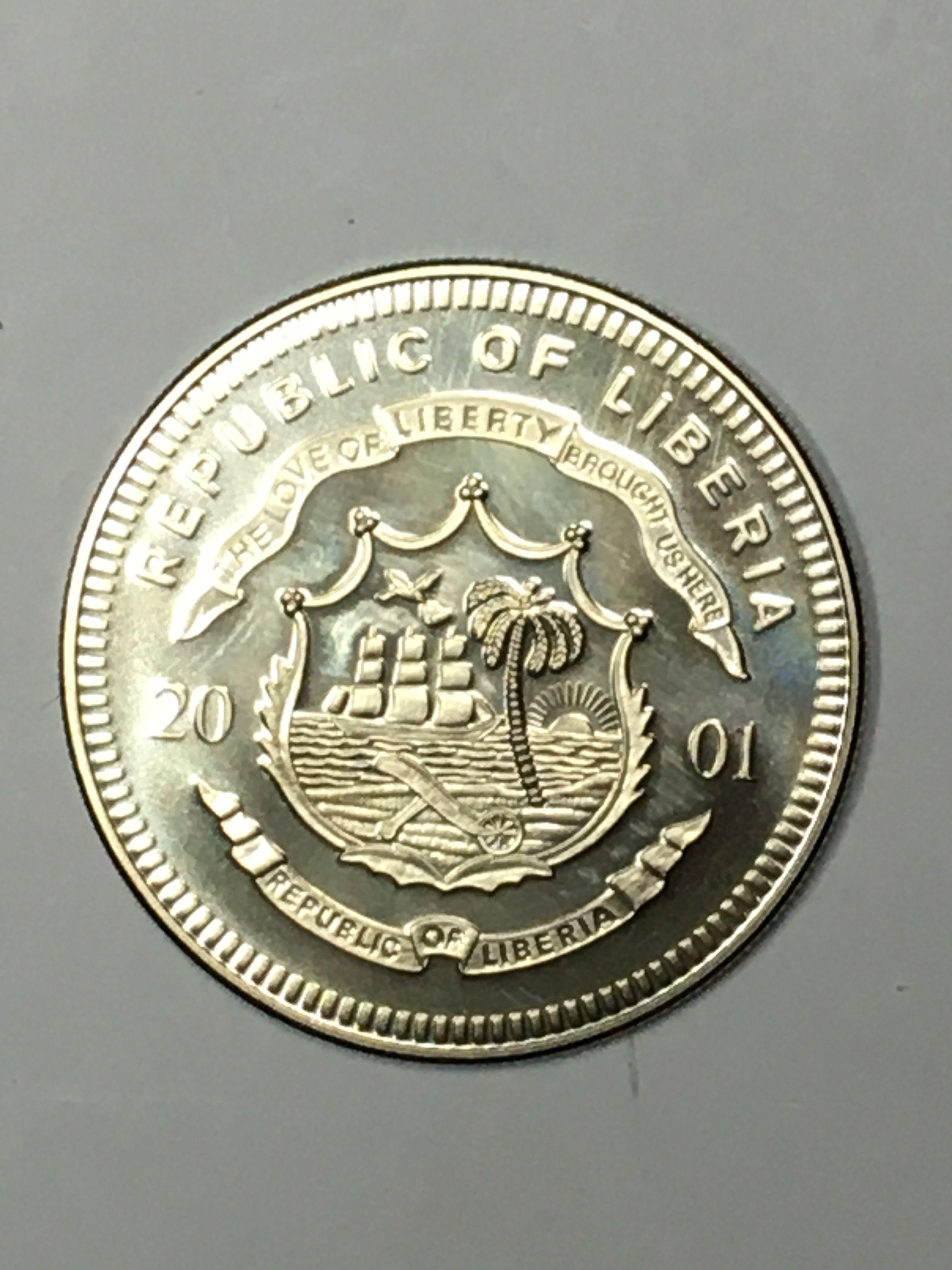 2001 George Bush Republic Of Liberia $10.00