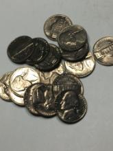 (16) 1953 P Jefferson Nickels 