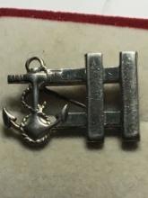 .925 Sterling Silver Naval Officers Pin