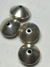 Sterling Silver Beads Lot 6.021 Grams