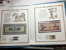 World Currency Collection Crisp Gem Bank Notes Nicaragua And Mozambique 1968 And 1980 Wow