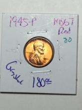 1945 P Lincoln Wheat Cent