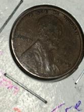 1909 P V.D.B. Wheat Cent