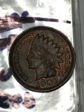 1901 Indian Head Cent